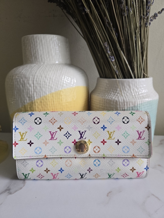 Louis Vuitton Handbags - Vintage Louis Vuitton Murakami Multicolor Monogram Leather Long Wallet